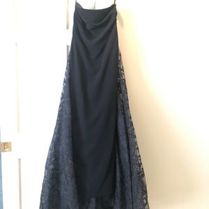 Wayne Clark Strapless Evening Gown